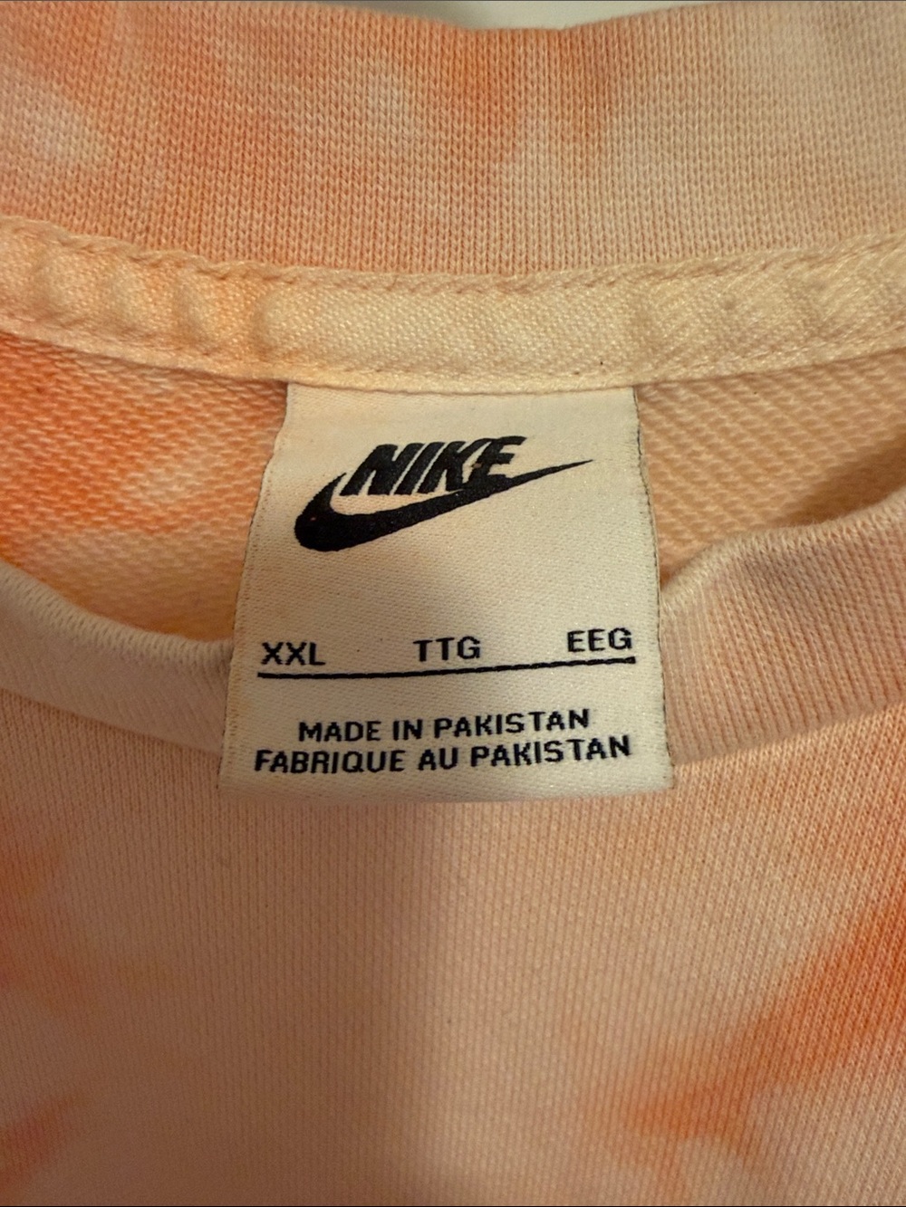 Nike Tie Dye French Terry Crewneck Sweatshirt - Picture 5 of 5